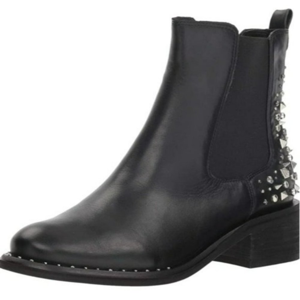 Sam Edelman Black Dover Embellished Chelsea Bootie Black -8.5 - Picture 2 of 11